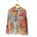 ショッピングused USED古着(ユーズドフルギ) Under the Skin アンダーザスキン マーブリングプリント ロン 中古 古着 0943