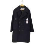 ショッピング古着 SCHOTT BROS.(ショットブロス) 714US LONG MELTON PEA COAT ロング  中古 古着 0223