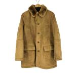 On board( on панель ) искусственный мутон пальто полупальто мужской JPN:M б/у б/у одежда 0748