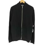 ZARA(ザラ) リブ ダブルジップ ドライバーズニット メンズ import：XL  中古 古着 1142