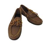 MARK MCNAIRY( Mark maknai Lee ) MOCCASIN SHOES мокасины кожа обувь б/у б/у одежда 0847