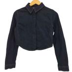 ZARA(ザラ) クロップド デニムシャツ レディース import：M  中古 古着 1102