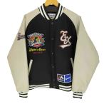 ショッピング古着 EXAMPLE(イグザンプル) VARSITY JACKET バーシティジャケット メンズ import： 中古 古着 0924