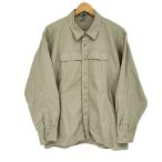 SARCASTIC(sakya палочка ) homme 90s USA производства хлопок рубашка work shirt мужской im б/у б/у одежда 0447