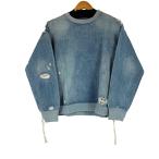 ショッピングzara ZARA(ザラ) ダメージ加工 デニム生地 カットソー レディース 表記無  中古 古着 0245