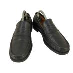 Salvatore Ferragamo(サルヴァトーレフェラガモ) イタリア製 シボ革 コインローファー  中古 古着 0525