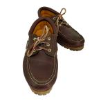 Timberland( Timberland ) 3-EYE BOAT SHOE BURGUNDY мужской JPN б/у б/у одежда 0306
