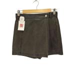 ZARA( Zara ) искусственная кожа Mini юбка-брюки женский JPN:M б/у б/у одежда 0207