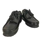 Clarks( Clarks ) Wallabee Black HiShine Leather мужской JPN: б/у б/у одежда 0142