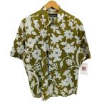 Reyn Spooner( reyn spooner )botanikaru рисунок рубашка с коротким рукавом мужской import:XL б/у б/у одежда 1020