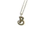 Burnout( балка n наружный ) B logo Necklace B Logo колье мужской надпись нет б/у б/у одежда 0926
