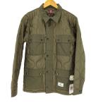 ALPHA INDUSTRIES(aru искатель -тактный Lee z) ONION QUILTED SHIRT JA б/у б/у одежда 0226