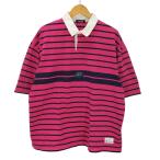 NAUTICA( Nautica ) 22ss Multi Border S/S Rugger Shirt Rugger б/у б/у одежда 0355