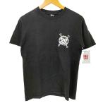 Stussy( Stussy ) 00s OLD двусторонний принт вырез лодочкой футболка мужской import: б/у б/у одежда 0942
