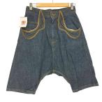 TSUMORI CHISATO( Tsumori Chisato ) дизайн карман Denim шаровары мужской JPN: б/у б/у одежда 0902