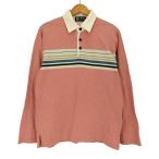 CHAPS RALPH LAUREN( chaps Ralph Lauren ) кромка Logo вышивка окантовка длинный рукав la б/у б/у одежда 0724