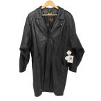 Gap( Gap ) 90s Британия производства MAYWEAR фирма кожа Пальто Честерфилд мужской import:XS б/у б/у одежда 0347