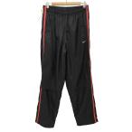 NIKE( Nike ) 00ssushu вышивка кромка Zip боковой линия легкий грузовик брюки мужской JP б/у б/у одежда 0327
