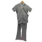 Champion( Champion ) короткий рукав Zip выше Parker / тренировочный flare pants выставить reti б/у б/у одежда 0528