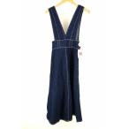 ザラ ZARA デニムジャンパーワンピース レディース XS 中古 ブランド古着バズストア 200331