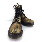 ドクターマーチン Dr.Martens 1460 PASCAL GOLD ブーツ レディース 39 中古 古着 220107