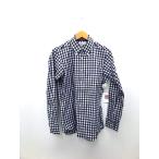 インディビジュアライズドシャツ INDIVIDUALIZED SHIRTS チェック柄 ボタンダウンシャツ メンズ 33 中古 古着 220113