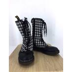 ドクターマーチン Dr.Martens チェック 14ホール ブーツ メンズ  中古 201127