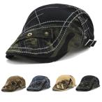 迷彩 ハンチング 帽子 カモフラ キャップ コットン ハンチング帽 キャスケット 綿 メンズ レディース HUNTING CAP 7133