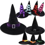 ハロウィン コスプレ 衣装 仮装 帽子 魔女帽 ハロウィンハット 魔法使い とんがり帽 パーティーグッズ キャップ ヘッドアクセサリー Halloween Hat 8000