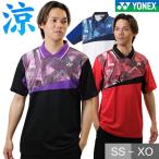 . сначала отгрузка Yonex теннис бадминтон рубашка-поло Uni игра рубашка для мужчин и женщин унисекс короткий рукав теннис одежда прохладный UV. пот скорость . полиэстер сделано в Японии 