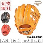 ミズノ グローブ 野球 軟式 グローバルエリート H Selection02＋プラス 内野手用 サイズ8 右投げ 1AJGR22403 一般 交換無料