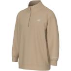 スウェットシャツ ハーフジップ 大人 ニューバランス New Balance 裏起毛 プルオーバー 長袖 トップス スポーツウェア メンズ レディース 男女兼用 AMT53170