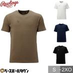 ローリングス Tシャツ 半袖 HOH ロゴTシャツ 丸首 吸汗速乾 AST11F02 野球ウェア 一般 大人用 メンズ クルーネック