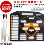野球 作戦 ボード 作戦盤 作戦ボード 赤・黒マーカー 選手マグネット カラビナ コーチング ポジション 戦術 戦略 メンバー表 打順 得点 スコア 作戦版 イニング