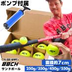 ポンプ贈呈 野球 サンドボール 6個入り 250g 350g 450g 550g 約70mm 蛍光カラー 砂鉄 空気調整可 バッティング練習ボール トレーニング 打撃 素振り 重い ヘビー