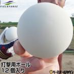 野球 練習 トス専用ボール 軟式 12個入り 打撃 バッティング トレーニング 軟式球 軟球 軟式ボール FTBB-12 フィールドフォース