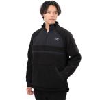 フリースジャケット メンズ ニューバランス Q Speed シェルパ アノラック 長袖 ハーフジップ ブルゾン アウター 冬用 防寒ウェア 保温 吸汗速乾 MT23285