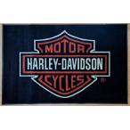 ハーレーダビッドソン 大型 フロアマット 約112×175cm B