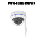 4K800万画素 EAGLEシリーズ 機器間Wi-Fi対応 屋外軒下仕様 赤外線ドームカメラ（代引不可・返品不可）/  WTW-EGDR249EPWX