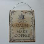 MAKE COFFEEプレート　アンティーク調
