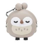 ピージーデザイン PG-36601 3D POCHI FRIENDS BIRD オウル ウォームグレー w8.3×h9.3×d5.4