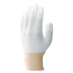 ショーワグローブ 【低発塵】簡易包装パームフィット手袋10双入 ホワイト Mサイズ 1袋