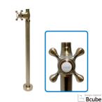  распорка запорный клапан пол водоснабжение модель модный преобразование замена Cross руль bronze ( старый медь ) INK-0304035G