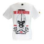 白覆面の魔王/ザ・デストロイヤー (ヘッドバッド・バニラホワイト) Tシャツ Hardcore Chocolate/ハードコアチョコレート 全日本プロレス _メール便対応