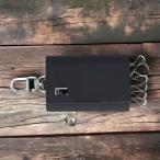 dunhill ダンヒル キーケース メンズ ブランド プレイン PVC 22R2P14PS 6連 ビジネス ブラック