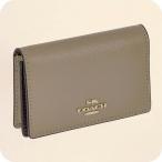  Coach футляр для визитных карточек женский бренд COACH кожа 87731 IMTAU бежевый 
