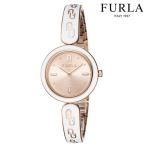 フルラ バングル クォーツ 電池式 腕時計 ブランド レディース FURLA WW00045001L3 アナログ ピンクゴールド ホワイト 白