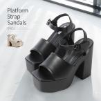 サンダル ハイヒール 厚底 太ヒール ストラップ 5594