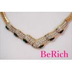 ジバンシィ GIVENCHY ラインストーン 付 ネックレス ペンダント ゴールド GP メッキ ジバンシー ファッション ジュエリー アクセサリー【中古】ba1364