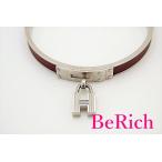 エルメス HERMES ケリー バングル H カデナ レッド 赤 シルバー ブレスレット ロゴ ジュエリー アクセサリー 【中古】 ba1521